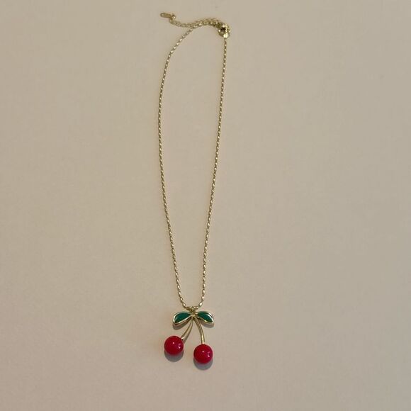 Cherry Pendant Necklace #1590 - Picture 3 of 5